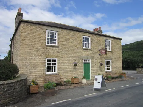 The Abbey Inn at Byland Abbey, a stone country pub next to the abbey ruins