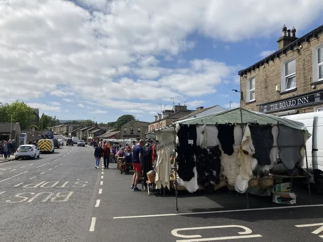 Market day in Hawes, North Yorkshire