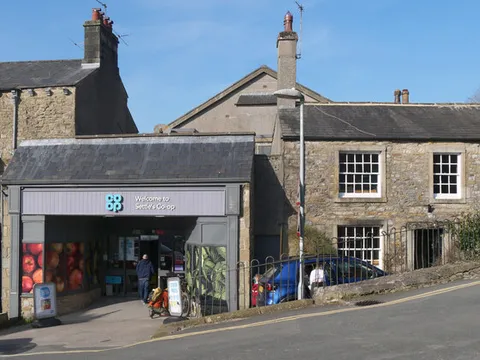 The Co-Op building on Market Place, Settle