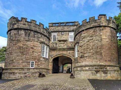 The gatehouse of Skipton Castle